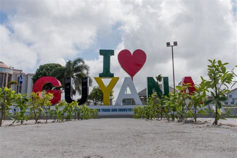 “i love guyana” sign is more than just a statement min rajkumar department of public