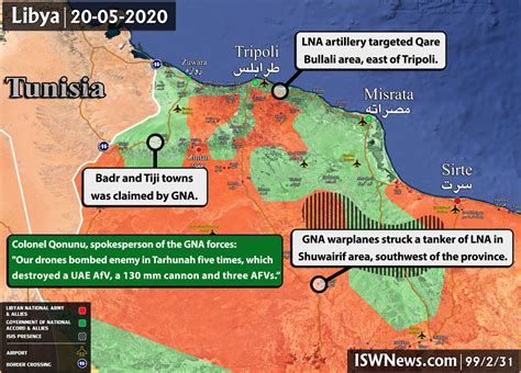 Latest Updates On Libya 20 May 2020 Map Update Islamic World News