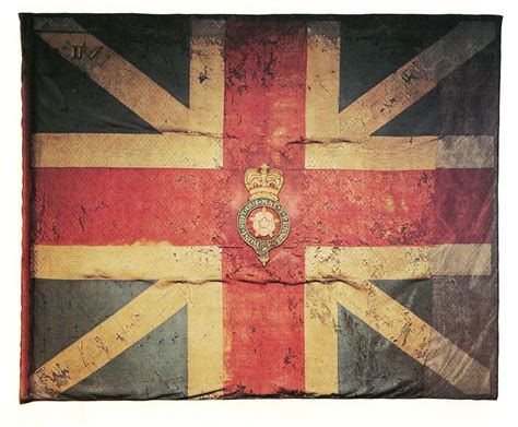 Kings Color Of The British Seventh Regiment Of Foot Was Taken At