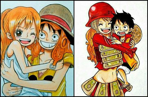 Luffy Y Nami Con Imágenes Nami One Piece Arte De Personajes