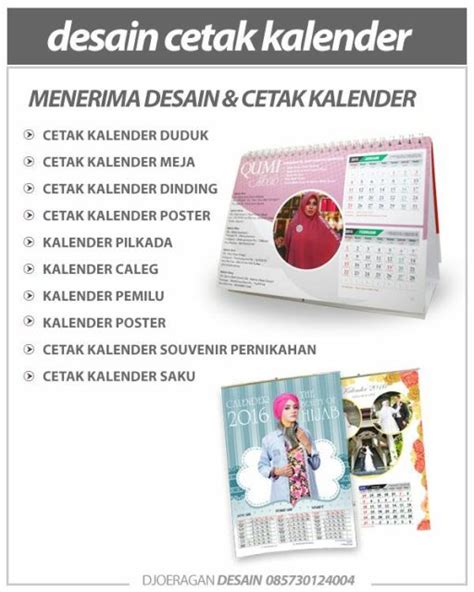 Kalender Promosi Souvenir Bank