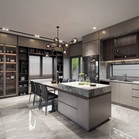 .de cocina traza unos planos iniciales mediante el empleo de dibujos técnicos o diseños por normalmente, el diseñador de cocinas participa únicamente en el diseño de la decoración de la. Diseños de cocinas modernas grandes | Decoracion Interiores