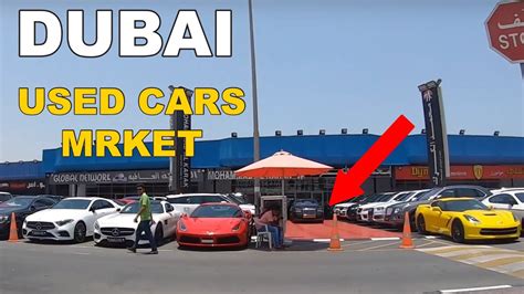 Driving At Largest Used Car Market In Dubai Al Aweer Auto Youtube