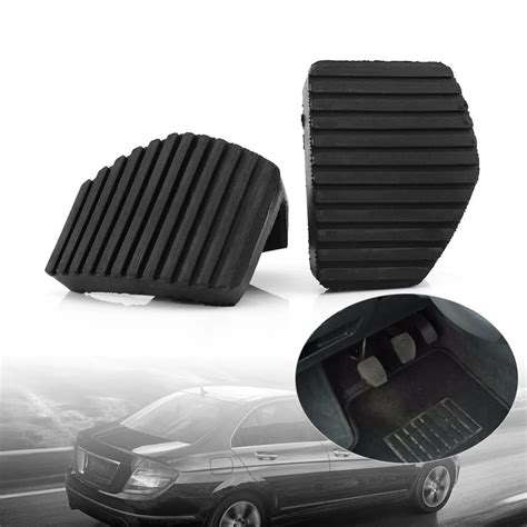 1 Pair Clutch Rubber For Peugeot Clutch Brake Pedal Rubber Cover For