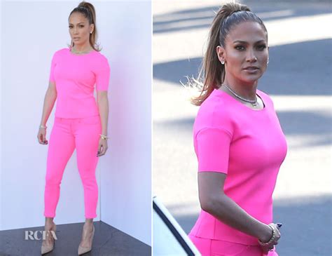 Jennifer Lopez In J Brand American Idol Red Carpet Fashion Awards