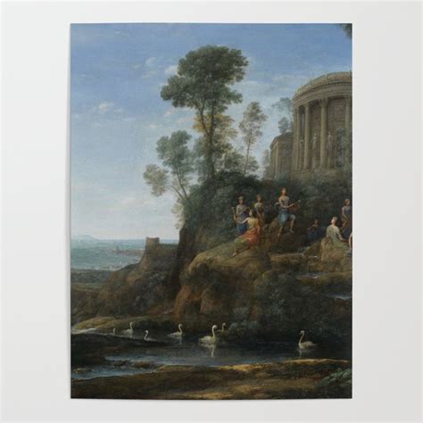 Apollo And The Muses Claude Lorrain Poster By Viktorius Art Society6