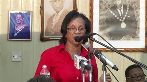 Hon Catherine Daniel Address At Roseau Town Hall Youtube