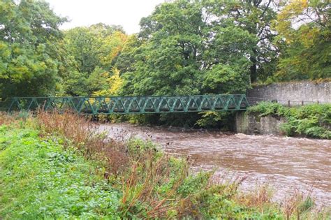 Footbridge Over The River Wear Stanhope Jim Barton Cc By Sa Geograph Britain And Ireland