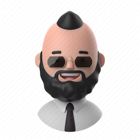 Avatars Accounts Man Male People Person Mohawk 3d Illustration Download On Iconfinder