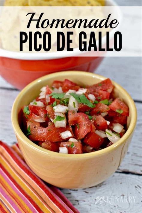 Homemade Pico De Gallo