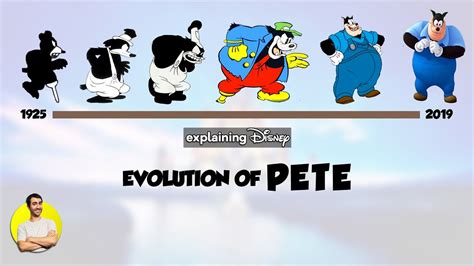Evolution Of Pete Disneys Oldest Character 94 Years Explained