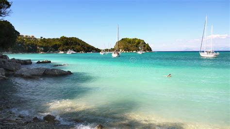 Greek Islands Coast Blue Lagoon Editorial Photography Image Of Coast