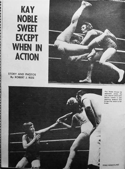 The Ring Wrestling Magazine Feb 1974 Womens Wrestling Female