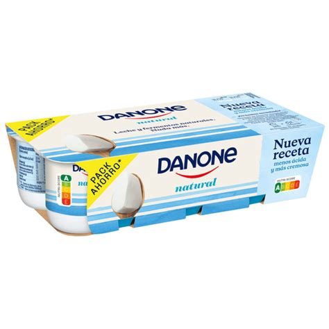 DANONE Yogur Natural Elaborado Con Fermentos Naturales DANONE X G