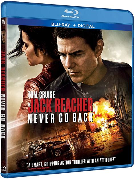 Best Buy Jack Reacher Never Go Back Includes Digital Copy Blu Ray