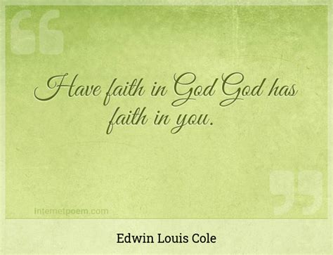 Have Faith In God God Has Faith In You
