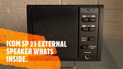 Icom 240 Euro Sp 23 Extension Speaker Whats Inside Youtube