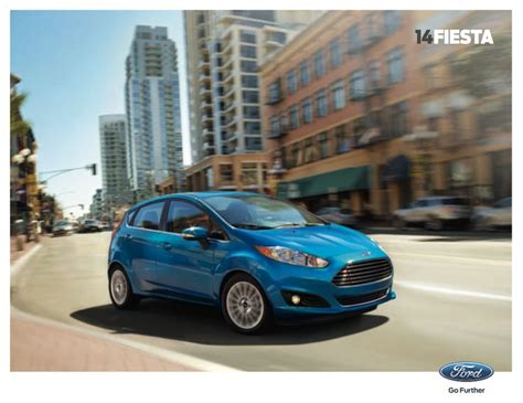 2014 Ford Fiesta Brochure Ford Fiesta Ford Subcompact