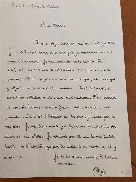 Lettre De Poilus Bataille De Verdun - Lettres de Poilus, écrites par les CM2. | Verdún