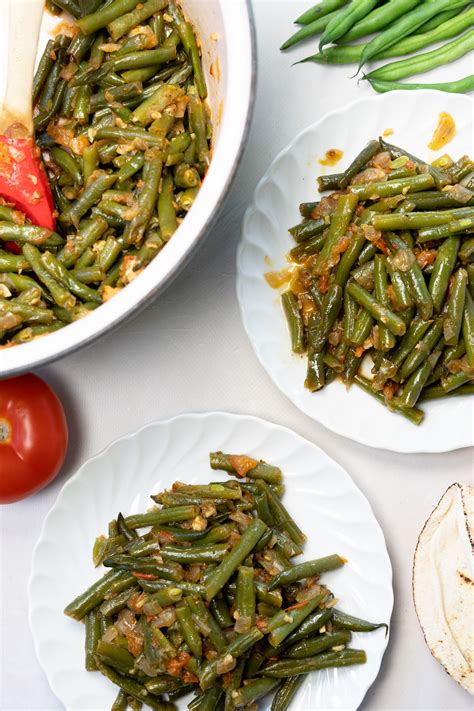 Loubieh Bi Zeit Lebanese Green Beans Loubia