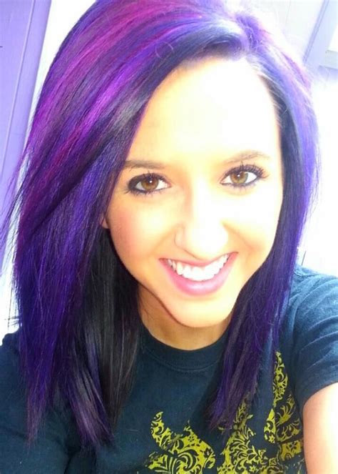 Can't decide which shade of purple to dye? Pin by Kristy Moore on Hair | Orchid hair color, Unnatural ...