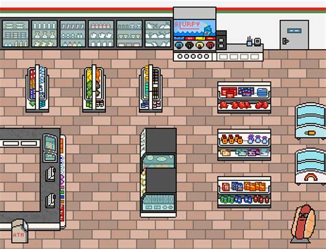 Oc The Snack In The Box A Convenience Store Chain In My Rpg Pixelart