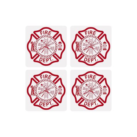 Firefighter Maltese Cross Custom Made Reflective Decal Sticker Etsy