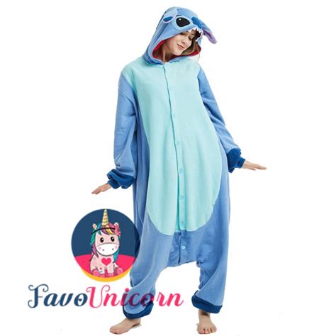 Lilo And Stitch Onesie Costume Kigurumi For Adult Women Men And Teens