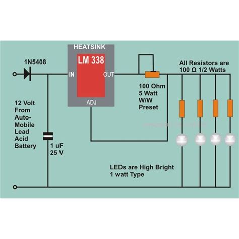 Led Light Driver Circuit Diagram