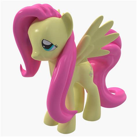My Little Pony Fluttershy Toy 3d Model Ad Fluttershyponymodeltoy