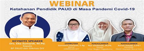 Anda juga bisa menjawab beberapa pertanyaan seperti Webinar Ketahanan Pendidik Paud Di Masa Pandemi Covid-19 ...