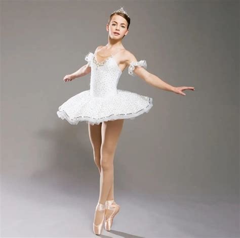 White Ballet Costume Evelily Tantsutarbed Danceshop
