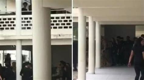 Homem invade escola e causa pânico entre alunos veja vídeo