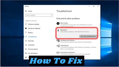 How To Fix Bluetooth Device Not Working On Windows 10 Techservices