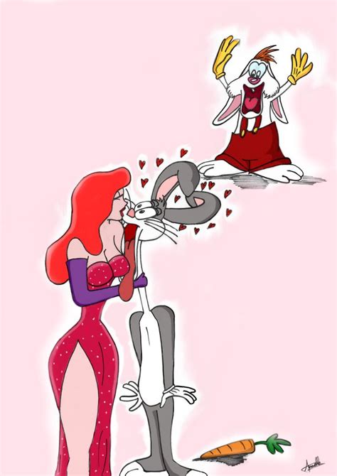 Jessica Rabbit Choose Bugs Bunny While Roger Rabbit Sees It Omg P