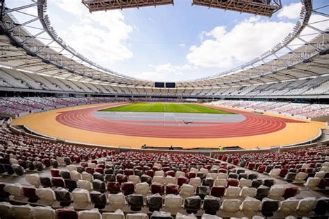 the hungarian national athletics centre s brand new track unveiled news budapest 23 world