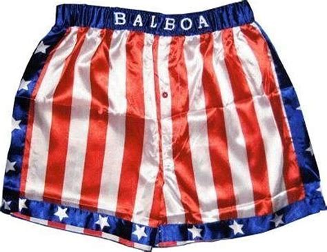 Rocky Balboa Apollo Movie Boxing American Flag Shorts