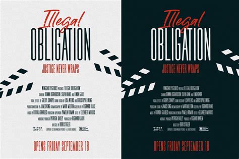 Maybe you would like to learn more about one of these? Legal Obligation - The Movie Poster Credit Block Font