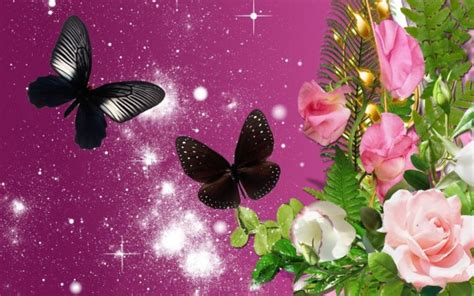 Sebelum membuat skesta gambar kupu kupu hinggap di bunga, anda mesti paham berbagai jenis kupu. Wallpaper Bunga Dan Kupu Kupu - Background Bunga Dan Kupu ...