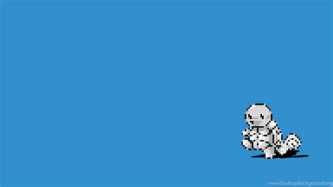 Image Pokemon Vintage Squirtle Old Game Blue Hd Wallpaper