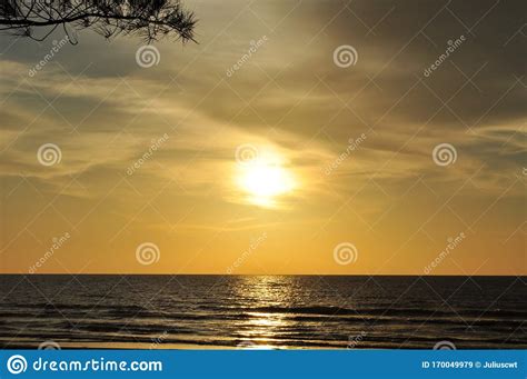 Sunset At The Maldives Beaches Stock Image Image Of Islands