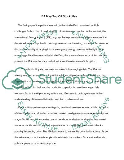 Current Event Summary Essay Example Topics And Well Written Essays