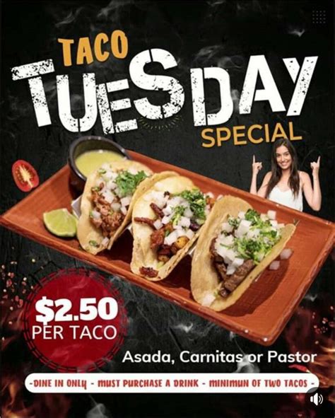 Taco Tuesdays 2 Tacos Tomoka Town Center