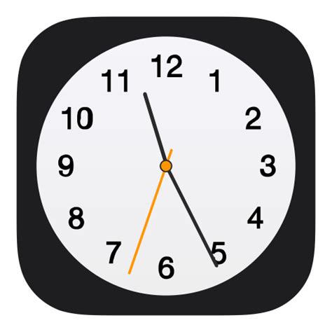 Apple Clock Icon Download In Flat Style