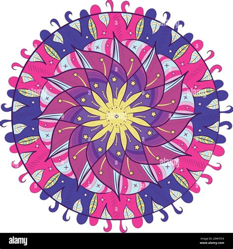 Mandala Floral Pattern Stock Vector Image And Art Alamy