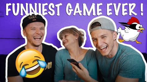 Funniest Game Ever Chicken Scream With My Brother And Mother Youtube