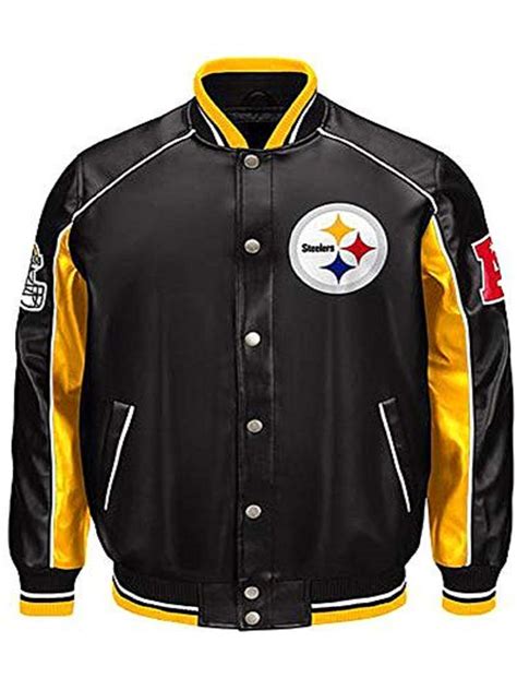 Pittsburgh Nfl Steelers Leather Jacket