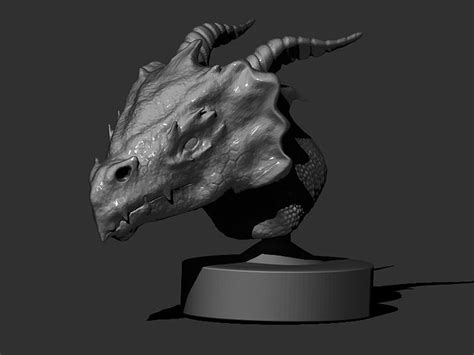 Dragon Head 3d Model 3d Printable Cgtrader