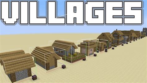 Types Of Villages In Minecraft 1 14 Minecraft