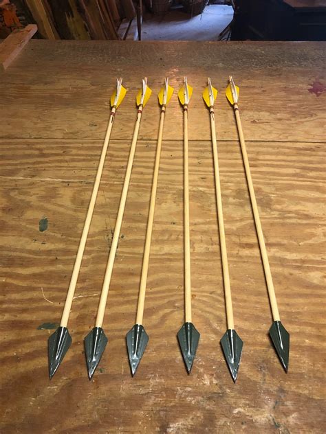 Handmade Wooden Arrows In Stock Whipperwhil Archery — Whipperwil